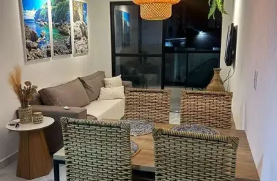 Apartamento mobiliado para locação com 2 quartos em intermares, cabedelo/pb