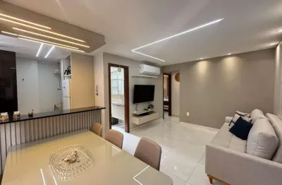 Apartamento projetado e mobiliado em ponta de campina – a apenas 80 metros do ma