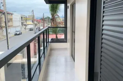 Casa em condomínio para venda em praia grande, antártica, 2 dormitórios, 1 banheiro, 1 vaga