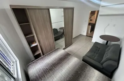 Kitnet para locação em são vicente, centro, 1 dormitório, 1 banheiro, 1 vaga