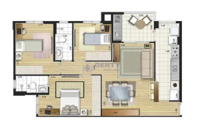 Apartamento residencial para venda - 85,00 m²!! centro, são caetano do sul
