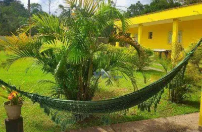 Chácara com 3 dormitórios à venda, 4000 m² por r$ 450.000,00 - fazenda vitoria - são lourenço da serra/sp