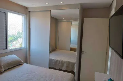 Apartamento com 3 dormitórios à venda, 80 m² por r$ 630.000 - condominio cenário  - taboão da serra