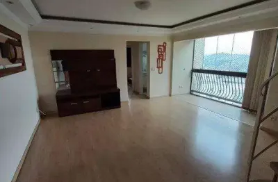 Cobertura com 2 dormitórios para alugar, 146 m² por r$ 4.000,00/mês - parque taboão - taboão da serra/sp