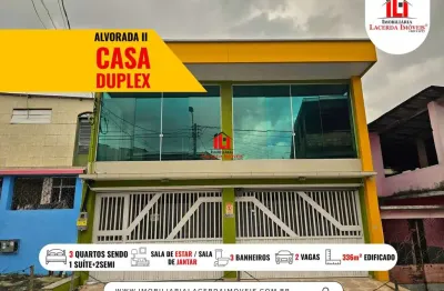 Casa para venda em manaus, alvorada, 3 dormitórios, 1 suíte, 3 banheiros, 2 vagas