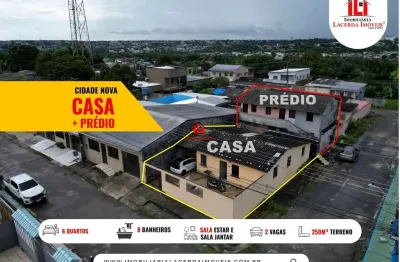 Casa para venda em manaus, cidade nova, 2 dormitórios, 1 suíte, 2 banheiros, 2 vagas