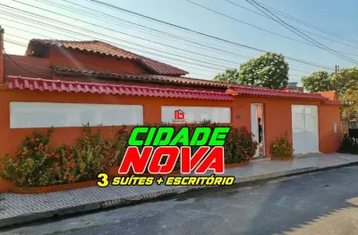 Casa para venda em manaus, cidade nova, 3 dormitórios, 3 suítes, 4 banheiros, 3 vagas