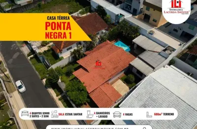 Casa em condomínio para venda em manaus, ponta negra, 4 dormitórios, 2 suítes, 4 banheiros, 4 vagas