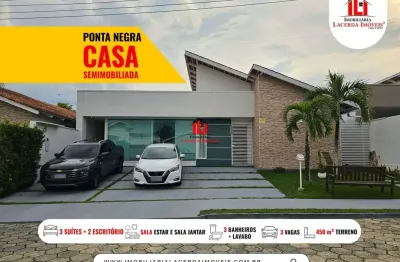 Casa em condomínio para venda em manaus, ponta negra, 3 dormitórios, 1 suíte, 4 banheiros, 4 vagas