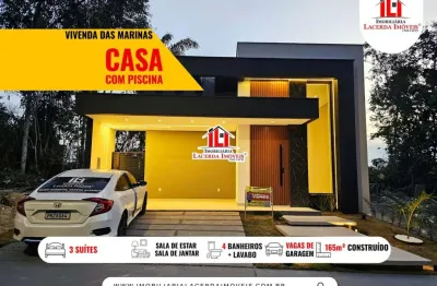 Casa em condomínio para venda em manaus, ponta negra, 3 dormitórios, 3 suítes, 4 banheiros, 4 vagas