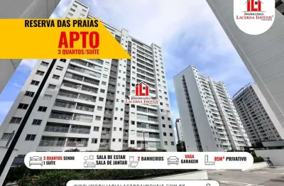 Apartamento para locação em manaus, ponta negra, 3 dormitórios, 1 suíte, 2 banheiros, 1 vaga