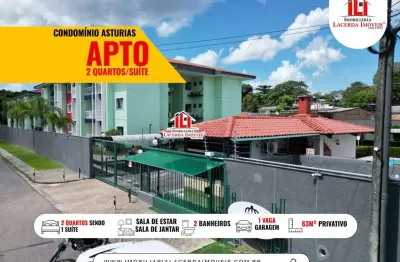 Apartamento para locação em manaus, flores, 2 dormitórios, 1 suíte, 2 banheiros, 1 vaga