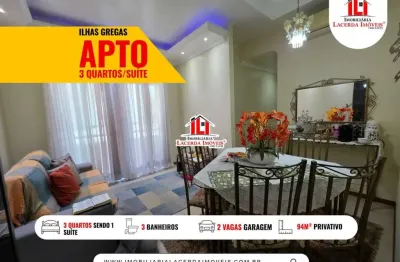 Apartamento para venda em manaus, ponta negra, 3 dormitórios, 1 suíte, 3 banheiros, 2 vagas