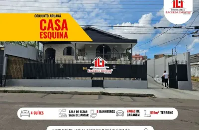 Casa em condomínio para venda em manaus, compensa, 4 dormitórios, 4 suítes, 5 banheiros, 4 vagas