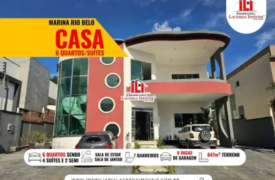 Casa em condomínio para venda em manaus, ponta negra, 6 dormitórios, 4 suítes, 5 banheiros, 4 vagas