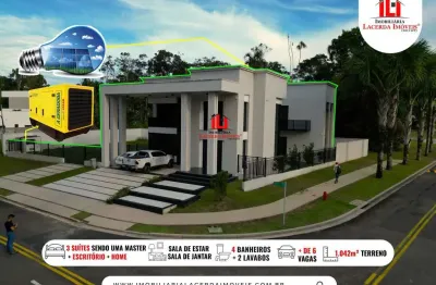 Casa em condomínio para venda, ponta negra, 3 dormitórios, 3 suítes, 4 banheiros, 10 vagas