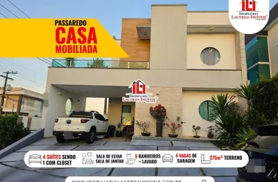 Casa em condomínio para venda em manaus, ponta negra, 4 dormitórios, 4 suítes, 5 banheiros, 4 vagas