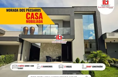 Morada dos Passaros, Casa Duplex com 4 suítes, 99% MOBILIADA, Piscina, Alto Padrão