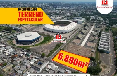 Terreno 6.890m² lado da Arena da Amazônia, Esquina, Tem Registro Imóveis, AVALIA PROPOSTA