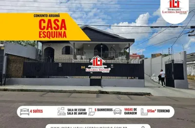 Conjunto Aruana, Casa 4 suítes, Piscina, Edicula, Use FGTS, Aceita Financiamento Bancario