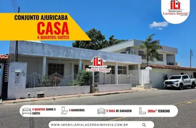 Casa no Ajuricaba, Planalto, 4 quartos sendo 3 suítes, Use FGTS, agende sua visita