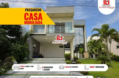 Residencial Passaredo, Casa Duplex 3 suítes, MOBILIADA, ENERGIA SOLAR, Lazer com PISCINA