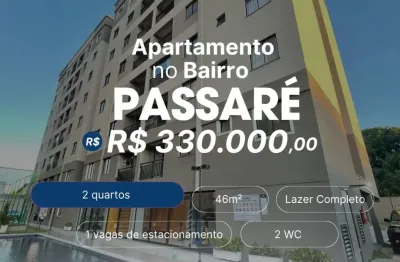 Ótimo apartamento novo no bairro passaré com 2 quartos e 2 banheiros