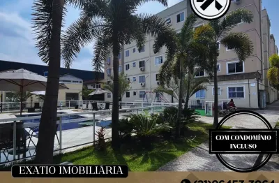 Condomínio incluso! 2 quartos no jardim primavera com elevador e portaria 24h