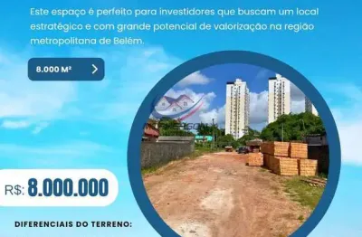 Lote à venda em belém, campina de icoaraci (icoaraci), 8.000m²