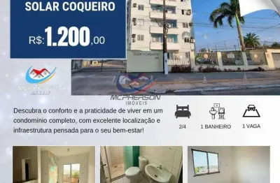 Apartamento para alugar em Ananindeua, Quarenta Horas (Coqueiro), com 2 quartos
