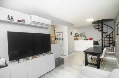 Inbox cia imobiliária vende cobertura com 02 quartos mobiliada com 126,40 m² privativos no bairro cristo redentor na cidade de porto alegre