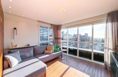 Apto 2 dormitórios c/1 suíte mobiliado em andar alto na bela vista porto alegre