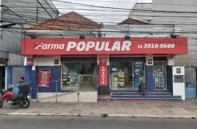 Inbox cia imobiliaria vende e aluga prédio comercial constituído com duas casas, 540 m², no coração do bairro petrópolis.