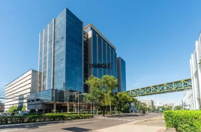 Ótima sala pronta com 54,00 m² no walk offices praia de belas em porto alegre