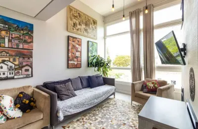 Apartamento duplex com 107m² e 03 quartos (02 suíte) no petrópolis.