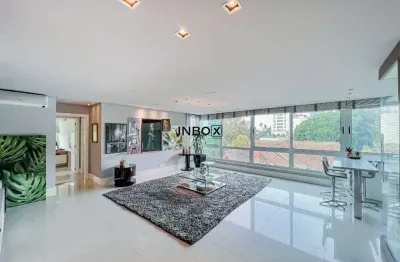 Apartamento com 122m2 privativos, 2 dormitórios (2 suítes), 2 vagas, mobiliado, ed. príncipe de greenfield, boa vista, porto alegre - rs.