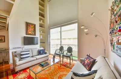 Apartamento duplex com 1 dormitório, 79 m² para venda, porto alegre/rs