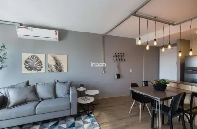 Loft mobiliado e decorado no axis home, petrópolis, porto alegre/rs