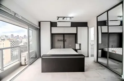 Trend 24 - loft de 1d no ultimo andar, vista cinema, montado e ensolarado !