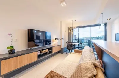 Apartamento mobiliado 2 suítes com sacada, churrasqueira e 2 vagas