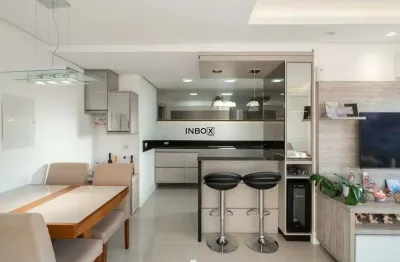Apartamento moderno com churrasqueira , 2 dormitórios, suíte, garagem e infraestrutura completa
