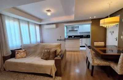 Inbox cia imobiliaria aluga excelente apto 100% mobiliado e decorado, em andar alto 3 dormitórios transformado em 2, no bairro santo antônio - poa.