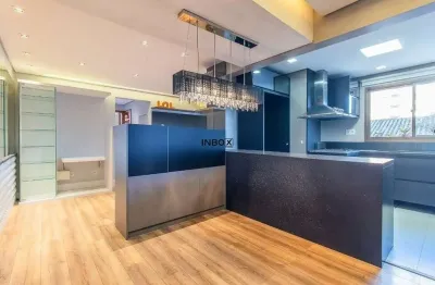 Apartamento com 80 m² privativos, semimobiliado, de 2 dormitórios, 2 suítes, 1 vaga