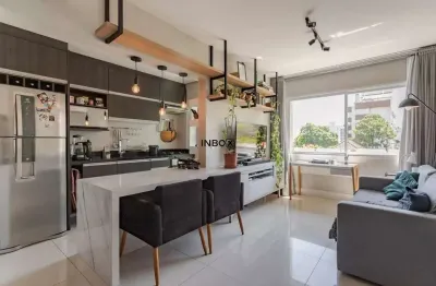 Apartamento mobiliado para locação - 71 m² | 1 suíte + 2 dormitórios | 1 vaga