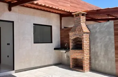 Casa térrea moderna e churrasqueira com 3 quartos no janga - paulista - pe