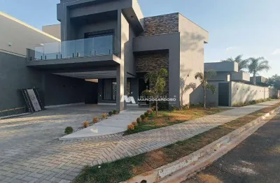Sobrado com 4 dormitórios à venda, 273 m² por r$ 2.800.000,00 - golden park residence  - mirassol/sp