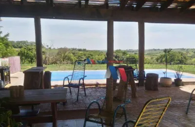 Sítio com 4 dormitórios à venda, 121000 m² por r$ 1.500.000,00 - zona rural - floreal/sp