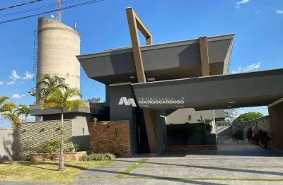 Casa com 4 dormitórios à venda, 270 m² por r$ 2.300.000,00 - jardim botanico - bady bassitt/sp