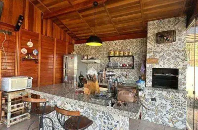 Rancho com 4 dormitórios à venda, 195 m² por r$ 1.200.000,00 - zona rural - mendonça/sp