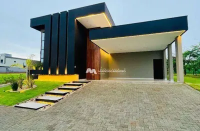 Casa com 3 dormitórios à venda, 175 m² por r$ 1.200.000,00 - alphaville - mirassol/sp